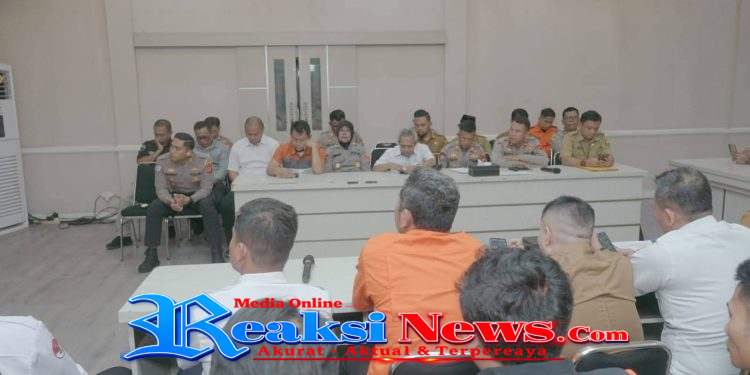 Rakor Lintas Sektor Bidang Operasional Tingkat Menteri, Forkopimda dan Perangkat Daerah Ikuti Secara Virtual