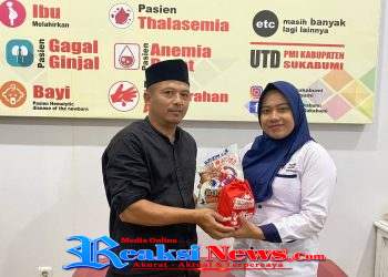 400 Paket Beras dan Minyak Goreng di Siapkan PMI Sukabumi untuk Pendonor Darah di Bulan Ramadan