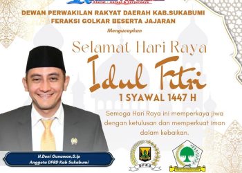 Dewan Fraksi Golkar H.Deni Gunawan. S.Ip, Ucapan Selamat Idul Fitri 1447 Hijriah