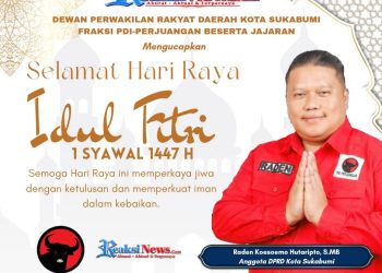 Dewan Fraksi PDI- Perjuangan Raden Koesoemo Hutaripto, S.MB, Ucapan Selamat Idul Fitri 1447 Hijriah, Perkuat Semangat Persatuan dan Pengabdian