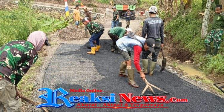 Akses Warga Makin Lancar, TMMD Ke-127 Hotmix Jalan 300 Meter di Parakanlima