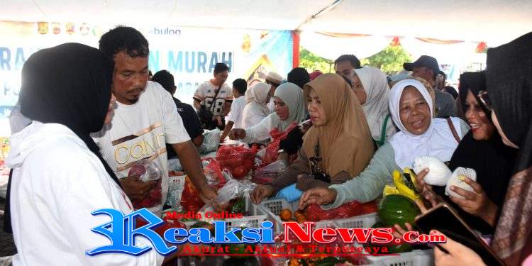 Seribu Warga Serbu Gerakan Pangan Murah di Palabuhanratu, Kapolres Sukabumi: Biar Semua Kebagian, Belanja Sewajarnya