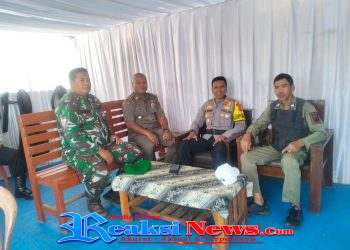 Anggota Koramil 2203/Warungkiara Siaga di Pos Pam Warungkiara Jelang Arus Mudik