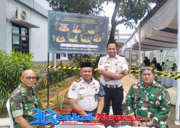 Personel Koramil 2203/ Warungkiara Siaga Amankan Hari Pertama Idul Fitri di Lapas Warungkiara