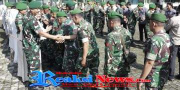 Kebersamaan Tanpa Sekat, Kodim 0607/Kota Sukabumi Gelar Halal Bihalal Penuh Kekeluargaan