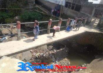 Tembok Bendungan Irigasi di Kp. Sawah Bera Rusak Parah, Ambrol Akibat Longsor/ Sedimentasi, Sejak Lengser Presiden Suharto tak ada perbaikan sampai sekarang.??