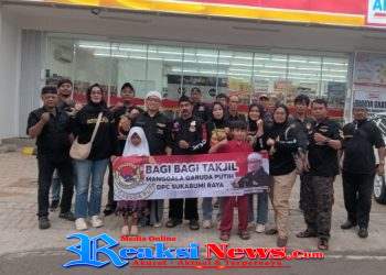 Manggala Garuda Putih DPC Kota Sukabumi Bagikan 500 Takjil dan Gelar Buka Bersama