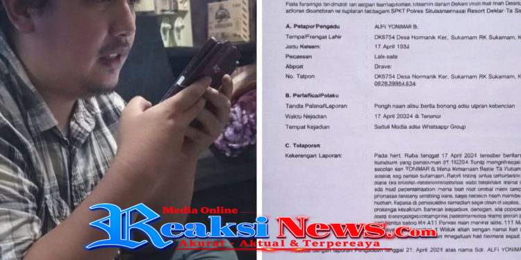 Tudingan “Minta Uang” Memanas : Alfi Yonimar Resmi Laporkan RSUD Bunut ke Polresta Sukabumi atas Dugaan Fitnah