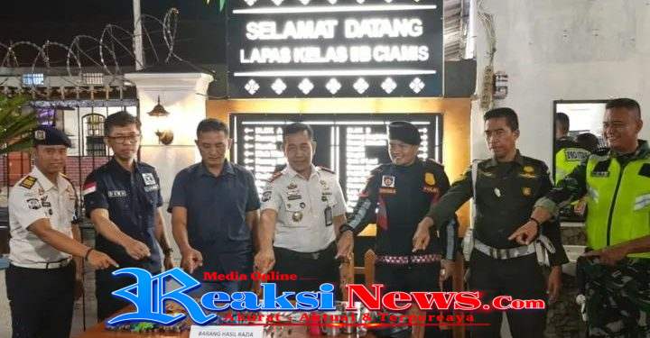 Sidak Gabungan di Lapas Ciamis, Polres dan Instansi Terkait Perketat Pengawasan Hunian Warga Binaan