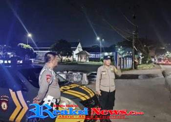 Cegah Gangguan Kamtibmas, Polsek Baros Patroli Jelang Dini Hari