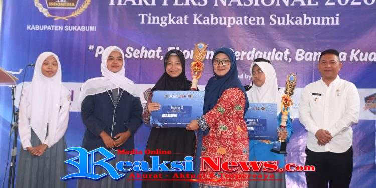 Puncak Peringatan HPN: Wabup Minta Pers Terus Mengawal Proses Pembangunan di Sukabumi