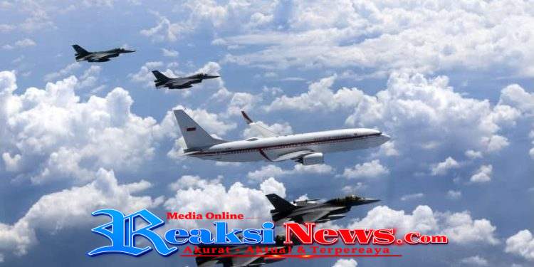 Dikawal Empat F-16 dan Dua T50 Golden Eagle HUT TNI AU, Pesawat Kepresidenan