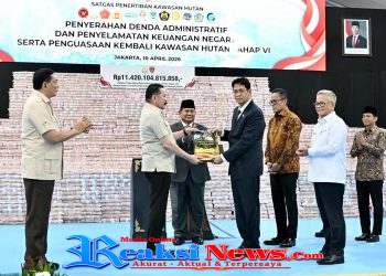 Penyerahan Rp11,42 Triliun dan Ratusan Ribu Hektare Lahan Hasil Penyelamatan ke Negara