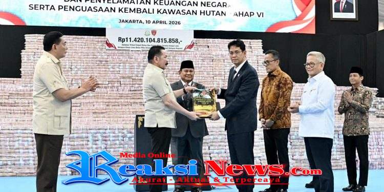 Penyerahan Rp11,42 Triliun dan Ratusan Ribu Hektare Lahan Hasil Penyelamatan ke Negara