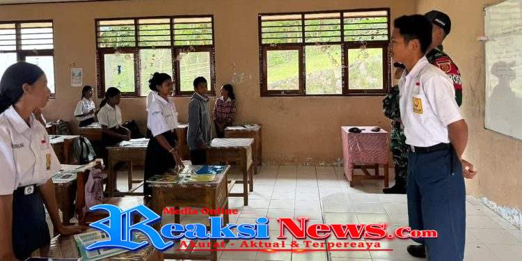 Yonarmed 12 Kostrad Bangun Masa Depan Siswa Laktutus Lewat Edukasi Bahasa Inggris