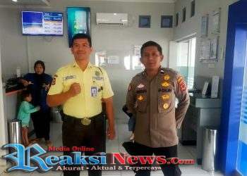Patroli Sambang Bank BRI Unit Baros, Polsek Baros Antisipasi Gukamtibmas Obyek Vital