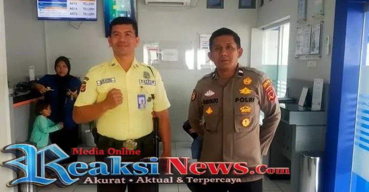 Patroli Sambang Bank BRI Unit Baros, Polsek Baros Antisipasi Gukamtibmas Obyek Vital