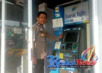 Pastikan Keamanan Saat Transaksi Perbankan Polsek Baros Intensifkan Patroli Obyek Vital 