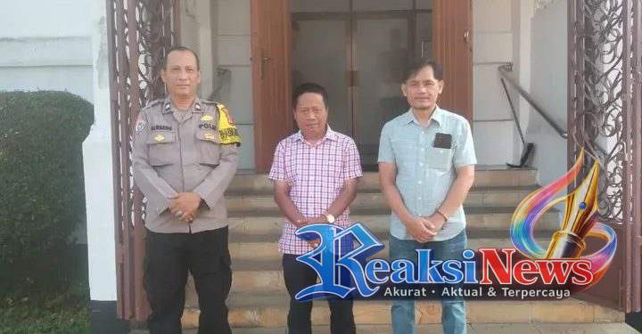 Optimalkan Minggu Kasih Polsek Baros Berikan Rasa Aman Jema’at Gereja Sidang Kristus