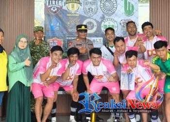 Menjunjung Tinggi Sportivitas, Polsek Baros Berikan Pengamanan Kamtibmas Dengan Humanis