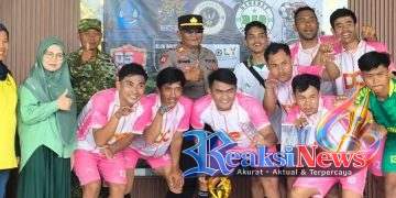 Menjunjung Tinggi Sportivitas, Polsek Baros Berikan Pengamanan Kamtibmas Dengan Humanis