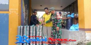 Sertu H. Agus Ramdani Koramil 2203/Warungkiara Monitoring Penyaluran MBG, Pastikan Tepat Sasaran