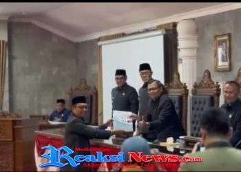 DPRD Kota Sukabumi Gelar Paripurna, Tentang Persetujuan Terhadap Keterangan Laporan Pertanggung Jawaban Wali Kota Sukabumi Tahun Anggaran 2025