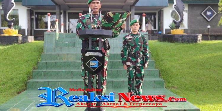 Penuh Khidmat Upacara Minggu Pertama April 2026, Kodim 0607/Kota Sukabumi