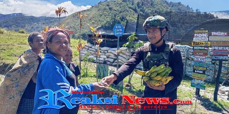 Jaya Sakti Berbagi dan Peduli. Makanan Siap Saji dan Borong Hasil Tani, Satgas Dukung Ekonomi Masyarakat