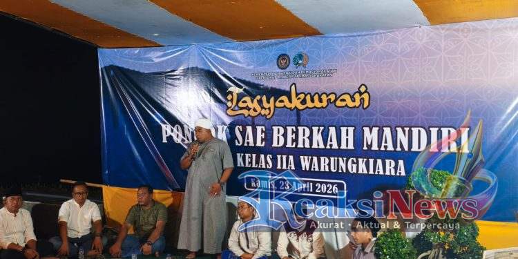 Lapas Kelas IIA Warungkiara, Gelar Tasyakuran Bini’mat Pondok SAE Berkah Mandiri, Wujud Syukur dan Komitmen Ketahanan Pangan