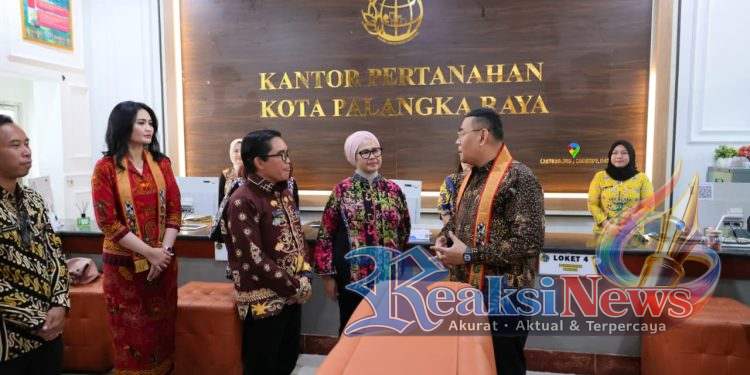 Wamen Ossy Tinjau Kantah Kota Palangkaraya: Ingin Layanan Pertanahan Semakin Memudahkan Masyarakat