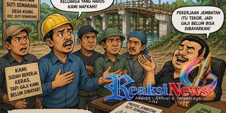 Upah Tak Kunjung Cair, Buruh Jembatan Sepungut Minta Keadilan