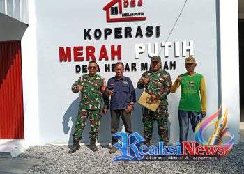 Danramil 2203/Warungkiara Kapten Inf Agus Rahman Pastikan Pembangunan Gedung KDMP Desa Hegarmanah Rampung 100 Persen