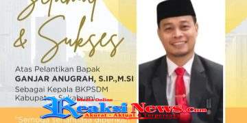 Ganjar Anugrah,.S.IP.,M.Si Resmi Dilantik Sebagai Kepala BKPSDM Kabupaten Sukabumi, Memperkuat Struktur Birokrasi