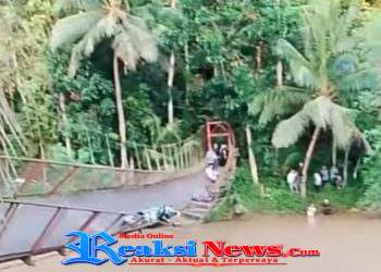 Pemkab Sukabumi Gercep Tinjau Jembatan Gantung Putus di Tegalbuleud