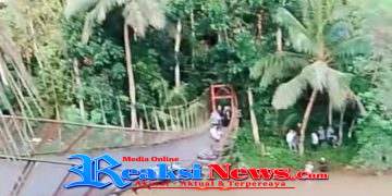 Pemkab Sukabumi Gercep Tinjau Jembatan Gantung Putus di Tegalbuleud