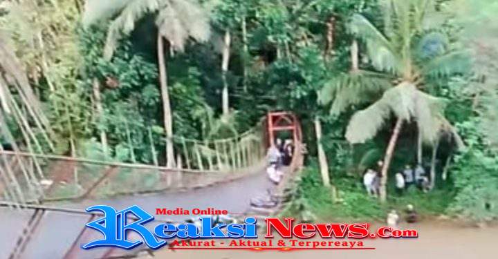 Pemkab Sukabumi Gercep Tinjau Jembatan Gantung Putus di Tegalbuleud