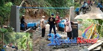 Jembatan Pangimpunan Jampangkulon yang Putus Akibat Longsor 2024 Kini Rampung Berkat Donatur
