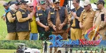 Gerakan Panen Padi, Bupati Tegaskan Kecamatan Ciemas Salah Satu Penopang Swasembada Pangan di Sukabumi