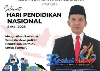 DPRD Kab.Sukabumi Fraksi Gerindra Teddy Setiadi Ucapkan Selamat Hari Pendidikan Nasional 2026