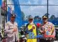 Jamin Keamanan Masyarakat, Polsek Baros Sambangi Area Parkir Mini Soccer Jalan Garuda