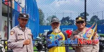 Jamin Keamanan Masyarakat, Polsek Baros Sambangi Area Parkir Mini Soccer Jalan Garuda