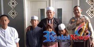 Polsek Baros Salurkan Bantuan Sembako ke Pondok Yatim Baitul Hamdi