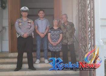 Polsek Baros Giatkan Minggu Kasih Di Gereja Sidang Kristus