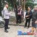 Patroli Siang Hari, Polsek Baros Sampaikan Pesan Kamtibmas