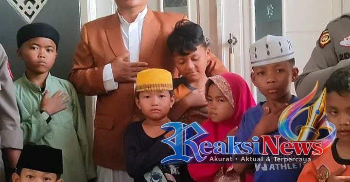 Jum’at Berkah Polsek Baros Salurkan Bantuan Sembako ke Pondok Yatim Baitul Hamdi