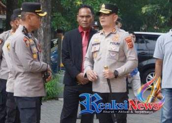 Kapolres Cirebon Kota Tinjau Langsung pengamanan Misa Kenaikan Yesus Kristus di Gereja Santo Yusuf