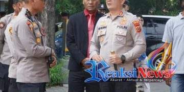 Kapolres Cirebon Kota Tinjau Langsung pengamanan Misa Kenaikan Yesus Kristus di Gereja Santo Yusuf