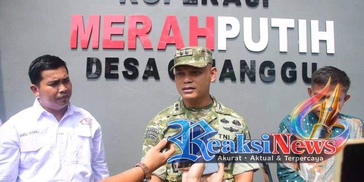 Jajaran Kodim 0622 Ikuti Launching, Program Percepatan Pembentukan KDKMP Oleh Presiden RI