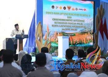 Dari Tuban, Presiden Prabowo Groundbreaking 10 Gudang Pangan Polri dan Luncurkan 166 SPPG